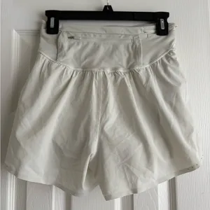 Lululemon Cream Athletic Shorts thumbnail 7