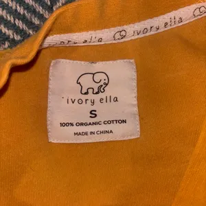 Ivory Ella Mustard Cropped Sweatshirt thumbnail 2