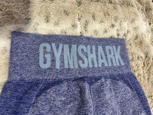 Gymshark Blue Heathered Leggings thumbnail 5