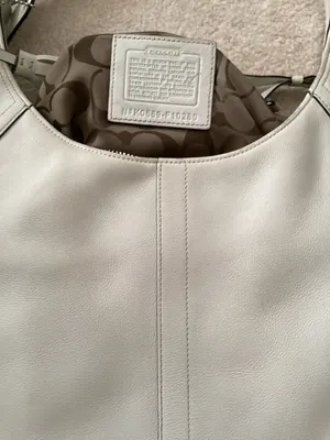 Coach White Hamilton Tassel Hobo Vintage thumbnail 5