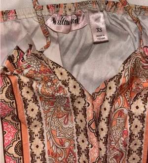 Willow + Root Floral Tank thumbnail 2