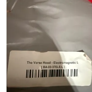 Vitality Verse Hoodie Sweatshirt Electromagnetic Purple Comfy Oversized Size L‎ thumbnail 5