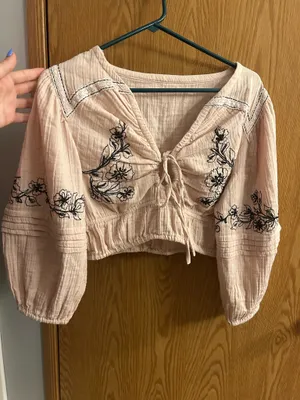 Free People boho top thumbnail 1