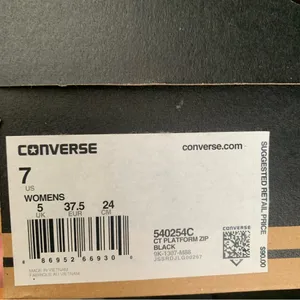 Converse Chuck Taylor All-Star Lift Platform Sneakers Black Women Size 7 540254C thumbnail 15