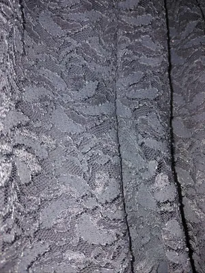 NWT Marina Silver/Grey Lace Chiffon Long Gown Size 6 | Elegant Wedding Guest thumbnail 11