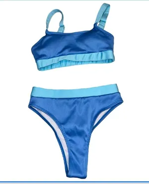 SHEIN High Waisted Cheeky Two Piece Women's Swimsuit Size S thumbnail 2