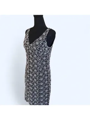 Bergamo black floral mini dress coquette fairy fitted mini dress Size 6 🖤 thumbnail 6