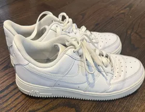 Nike White  Air Force Athletic Shoes thumbnail 1