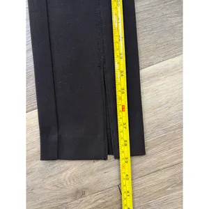 Anthropologie High Rise Skinny Pants Black Stretch Minimalist Size 8 thumbnail 4