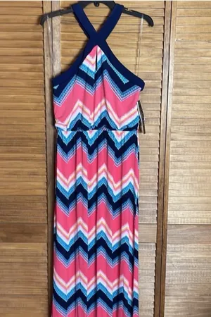 NWT Trixxi Halter Maxi Dress Size L thumbnail 3