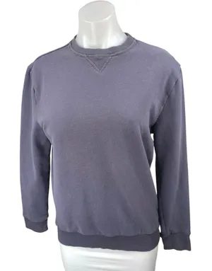 Tailored Athlete Women's Purple Blue Long Sleeve Sweatshirt Sweater Top Size M thumbnail 1