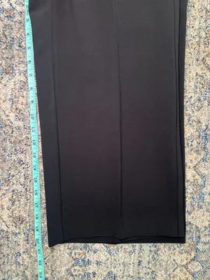 White House Black Market Black Crop Pants Size 2 thumbnail 5