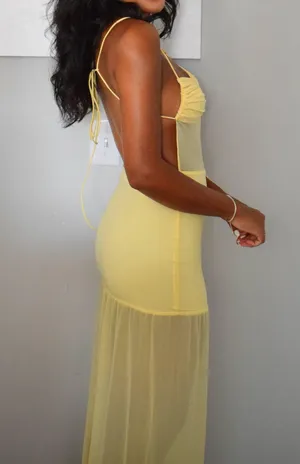 Yellow Maxi Dress thumbnail 2