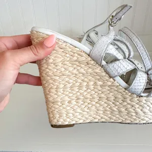 Guess White Wedge Sandals thumbnail 6