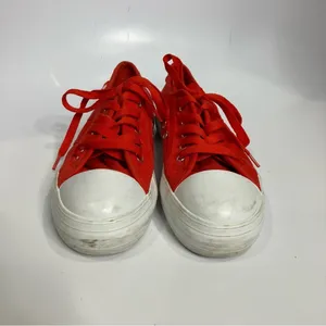 Rocketdog bright red platform Sneakers retro style size‎ 8 thumbnail 2