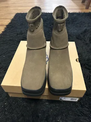 UGG Moxy Chelsea brown suede waterproof heeled boots shoes women’s 9 new thumbnail 7
