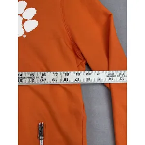 Clemson Jacket Woman’s XL Full Zip Long Sleeve Hooded Tigers Orange E5 thumbnail 8