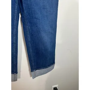Abercrombie & Fitch Curve Love High Rise 90s Relaxed Jean Dark Cuffed Size 28 6S thumbnail 6