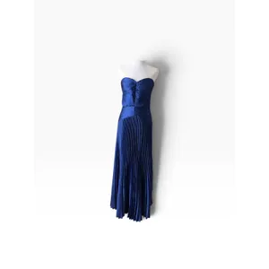 Lulus Royal Blue Strapless Pleated Bustier Dress Size M New thumbnail 3