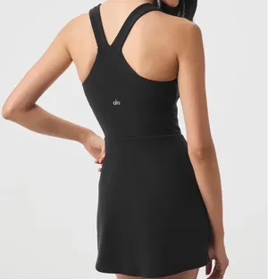 Alo Yoga Airbrush Real Dress Black thumbnail 2