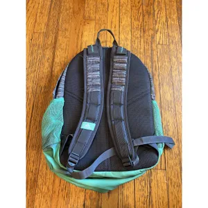 Adidas Backpack Gray Green Multi-Compartment Mesh Pockets School Travel Bag thumbnail 2