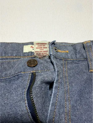 Abercrombie & Fitch Women’s Size 4 Blue Cropped Capri Pants Cotton Stretch thumbnail 4