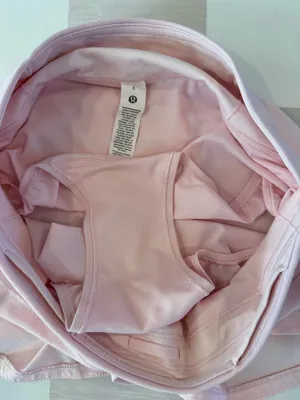 lululemon speed up high rise lined short 4” long strawberry milkshake 6 W7BJ8T thumbnail 7