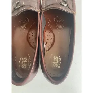 Women's SAS Brown Leather‎ Loafers Size 7.5 Narrow GUC! thumbnail 5