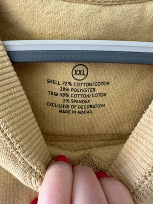 VTG Eddie Bauer-Sport 1920 Crewneck Men’s XXLT-Sweatshirt-Mustard Yellow 2X thumbnail 2