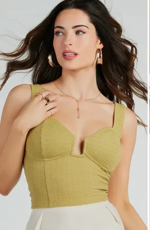Vestique Chartreuse Top thumbnail 1