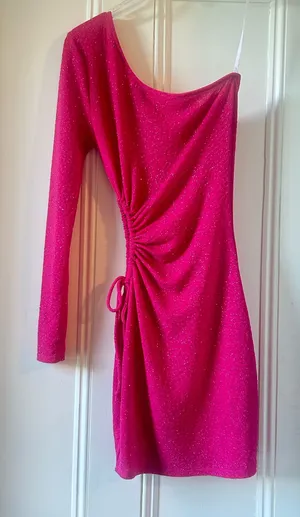 Windsor Pink Glitter Dress thumbnail 1