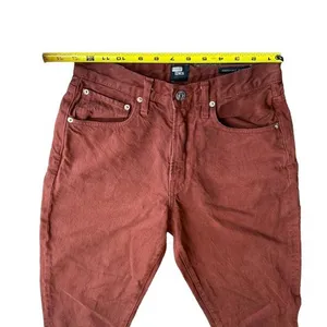 Edwin Women’s Size 26 Anderson Ankle 90’s Relaxed Pants Brown Denim Old Money‎ thumbnail 8