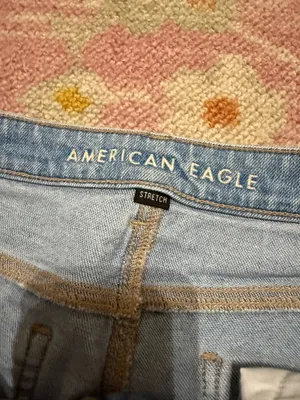 American Eagle Stretch Mom Straight Jeans  thumbnail 3