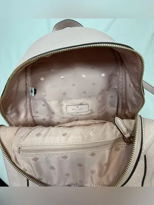kate spade Pale Pink Pebbled Leather  Backpack thumbnail 6