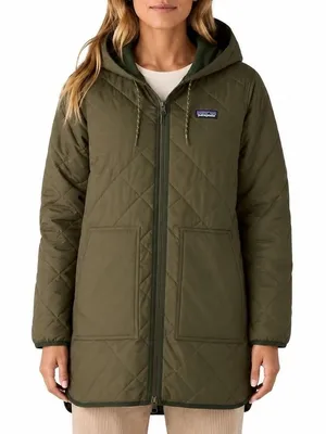 Patagonia Women's Diamond Quilted Parka Basin Green Size XS NEW ($269 Retail) thumbnail 1