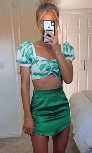 ZARA KNIT CROP TOP thumbnail 4
