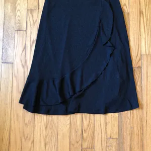 Zara NWT Women's Black Empire Waist Spaghetti Strap V-Neck Sundress Size M thumbnail 2