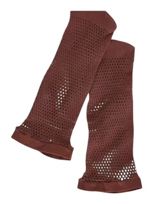new Falke ✽ Autumn Basket Fishnet Anklet Socks ✽ Mahogany ✽ One Size Fits All ✽ thumbnail 3