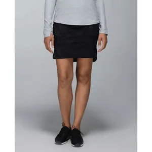 Lululemon Athletica‎ City Skirt Savasana Camo Black Gray Soot 8 thumbnail 6