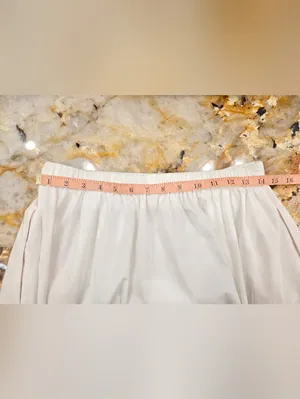 Philosophy White Flowy Maxi Skirt M thumbnail 6