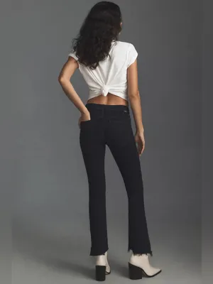 Mother The Insider Crop Step Fray Jeans Night In Venice Dark Wash Size 32 thumbnail 2