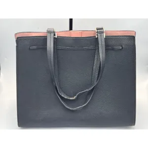 Kate Spade New York Black Leather Satchel Tote Bag Tassel Bow Medium Pink READ** thumbnail 5