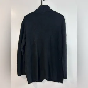 J. Crew Black Cocoon Wool & Alpaca Blend Blazer Sweater Cardigan Size Small thumbnail 10