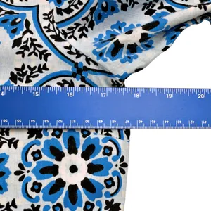 Tuckernuck X-SMALL Golden Medallion Crawford Dress Blue White Ruffle Mini thumbnail 9