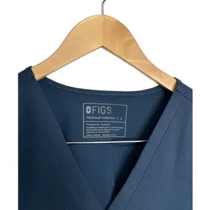 FIGS Casma Shirt Short Sleeve Scrubs Size Large‎ Technical Collection V Neck thumbnail 4