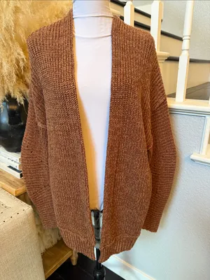 Free People High Hopes Cardi Mariposa Combo Knit Sweater Size Small Boho thumbnail 3