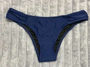 Halcurt Navy Blue Bikini Bottom — Size M — NWT Size M thumbnail 1