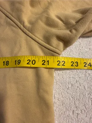 Pretty garden chic Cream Hooded Pullover Sweatshirt thumbnail 3