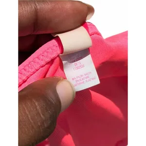 Victoria’s Secret Bikini Set 32D Multicolor Striped Halter Pink Swim Beach Y2K thumbnail 10