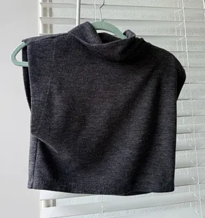 Mock Neck Short Sleeve ZARA Top thumbnail 1
